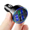 5V 3.1A 5port Car Charger USB Type C PD Fast Charging QC3.0 Auto Phone Charger Adapter with LED Voltage Display for iPhone Xiaomi Huawei