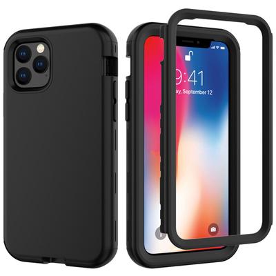 Противоударный гибридный чехол для телефона 3 в 1 для Iphone 14 13 12 Pro 11pro Max Pc + силикон 360 сверхпрочная защитная задняя крышка