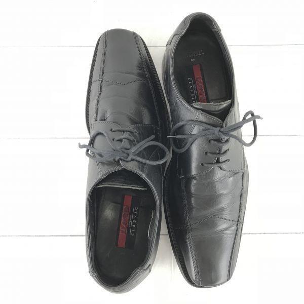 Germany Lloyd Leather Swirl Moccasin Dress Shoes Black 26.5(USED)