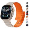 Luxury For Apple Watch Strap 49mm 45mm 46mm 44mm 40mm 42mm 41mm 38mm Silicone Magnetic Correa Bracelet iWatch Series 10 9 8 7 SE Ultra 2 3