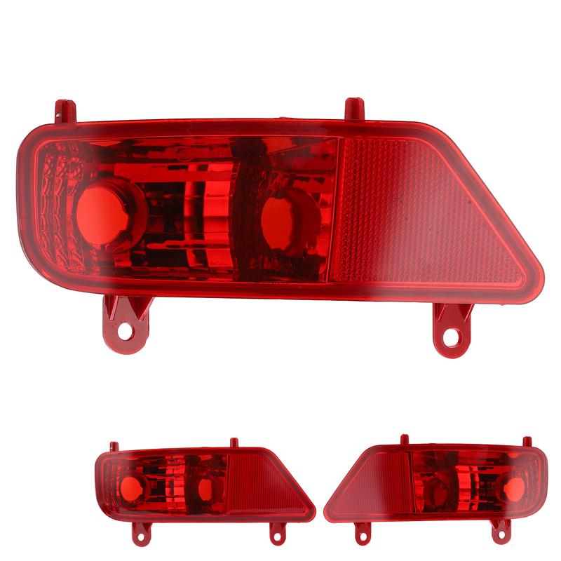 Rear Fog Light Assembly Car Rear Fog Light Red Rear Fog Light Assembly Car Accessories Replacement for 3008 2009‑2016