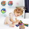 Soft Cloth Baby Book Toy Colorful Fabric Baby Learning Book Early Educational Toy Gift for Babies