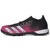 Predator Freak .3 Удобные TF (Резиновые шипы) Нескользящие Прочные Футбольные Бутсы Мужские Футбольные Бутсы Черно-Розовые FW7520