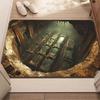 Коврик для пола 3D оптическая иллюзия реалистичный эффект дыры придверный коврик интерактивный коврик для питомца украшение для гостиной прихожей