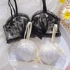 Fashion Women Lace Bras With Pad Girls Push Up Bras Backless Adjustable Floral Wireless Underwear For Female Sexy Lady Bras
