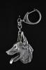 Азавак, туарегский слуги I - посеребренный брелок для ключей с собакой, украшение для сумки, подвеска на рюкзак от бренда Art-Dog