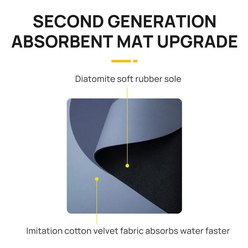 Коврик для ванной комнаты с противоскользящим эффектом, впитывающий коврик для пола, для дома, кухни, душевой комнаты, коврик для ванной, быстросохнущий, входная дверь, накладки из пеноматериала с эффектом памяти
