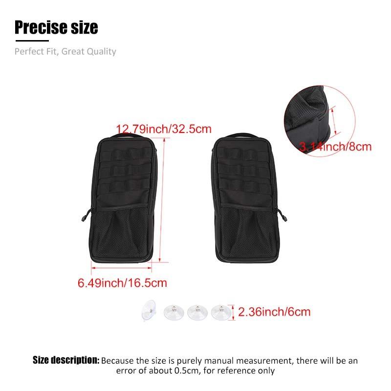 Сумка-органайзер для заднего окна, подходит для Suzuki Jimny 2019 Up 4-дверной версии, для хранения, уборки, автомобильных аксессуаров