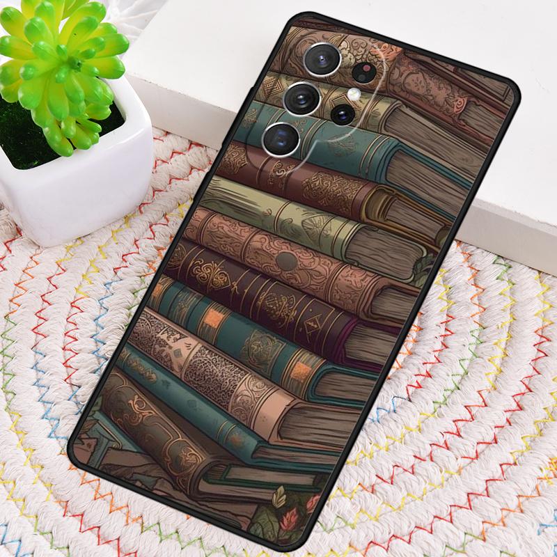 Силиконовый чехол для телефона 'Библиотечный книголюб' для Samsung Galaxy note 10 pro S26 S25 S24 S23 S22 S21 Plus S25Ultra Чехол Capa
