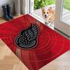 Soft Floor Carpet Detroit Red Wings Pattern Area Rug Decorative Mat For Home Room Decoration