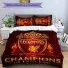 Liverpool 3pcs Bedding Set Duvet Cover Closure Includes 1 Duvet Cover & 2 Pillowcases for All Seasons Bedroom Home Dorm Decor