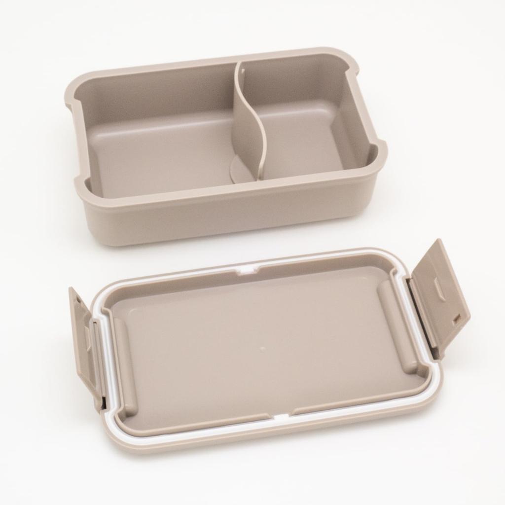 OSK Comfortable Lunch Box Mocha 550ml (with dividers) PC-550D