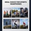 NEW Real Bone Conduction Sport Headphone Wireless Earphone Bluetooth-Compatible Headset Hands-free with Mic for Running