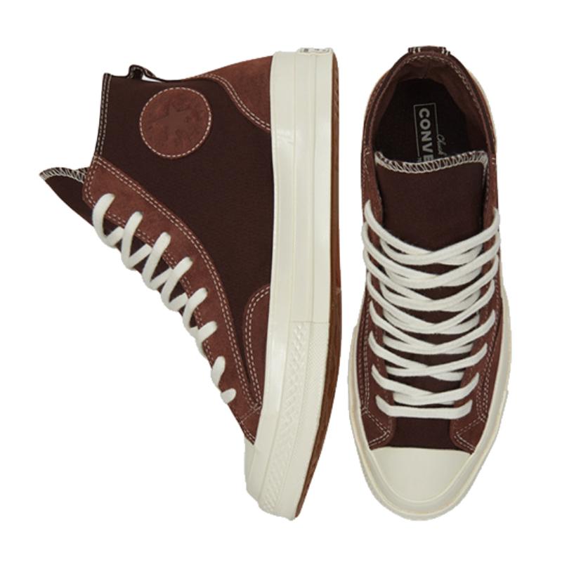 Converse Chuck Taylor All Star 70s Модные высокие эспадрильи Унисекс Коричневые и Белые