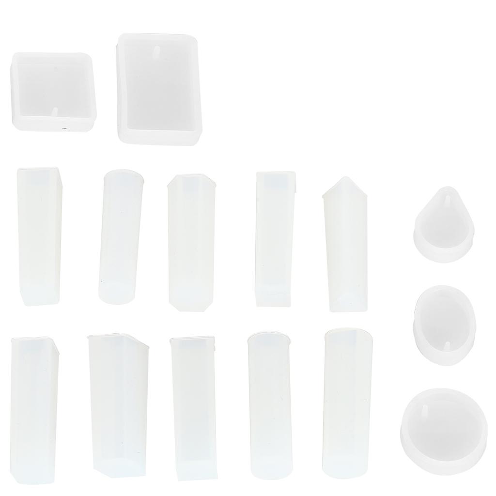 Jewelry Pendant Silicone Mold DIY Craft Jewelry Pendant Making Mold Screw Eye Pin Set