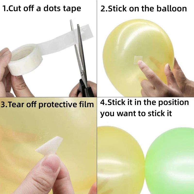 100-1000pcs Round Double Sided Tape Adhesive Dots Fastener Strong Acrylic Sticker DIY Scrapbooking Craft Production Fixing PadPinstriping Tape 3
