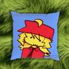 EElliot Anime Cute Cushion Cover Pillow Cover Decor Pillowcase Printed Cushion Case For Couch