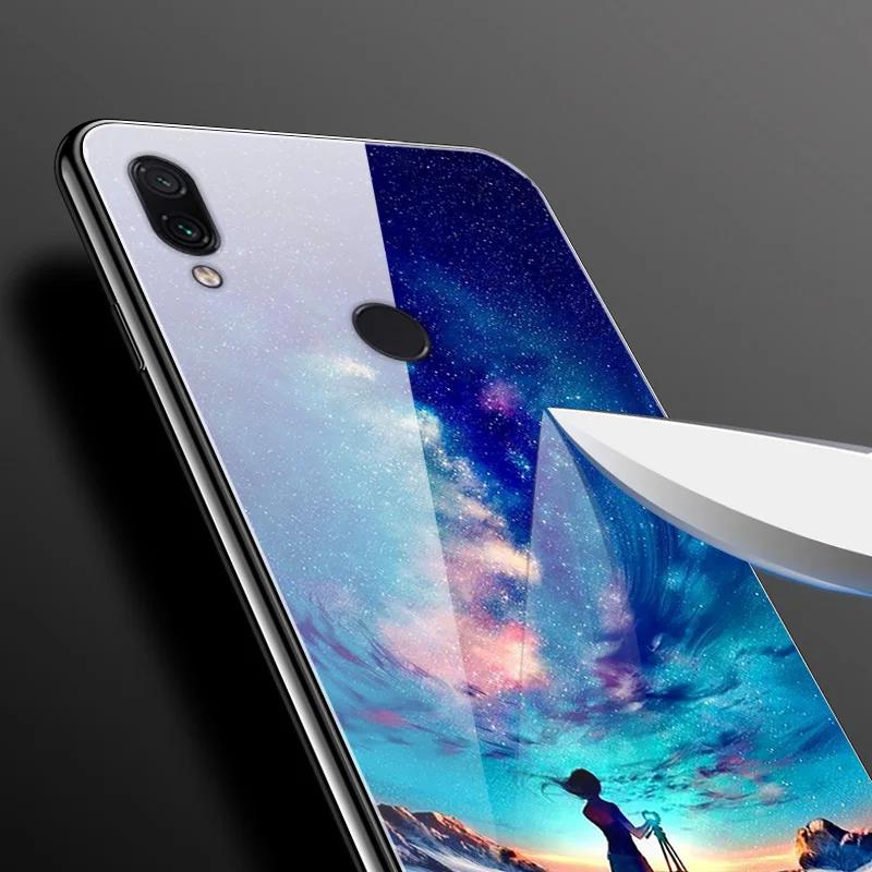 Индивидуальный DIY стеклянный чехол для Redmi 15 4G 5G, жесткие закаленные задние чехлы для Xiaomi Redmi15, чехол для телефона с персональным дизайном, Funda