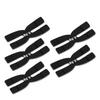 POWERTI 5 шт. 0,5 г ракетка для тенниса и бадминтона полосы для балансировки веса силиконовые ленты для утяжеления бар черный