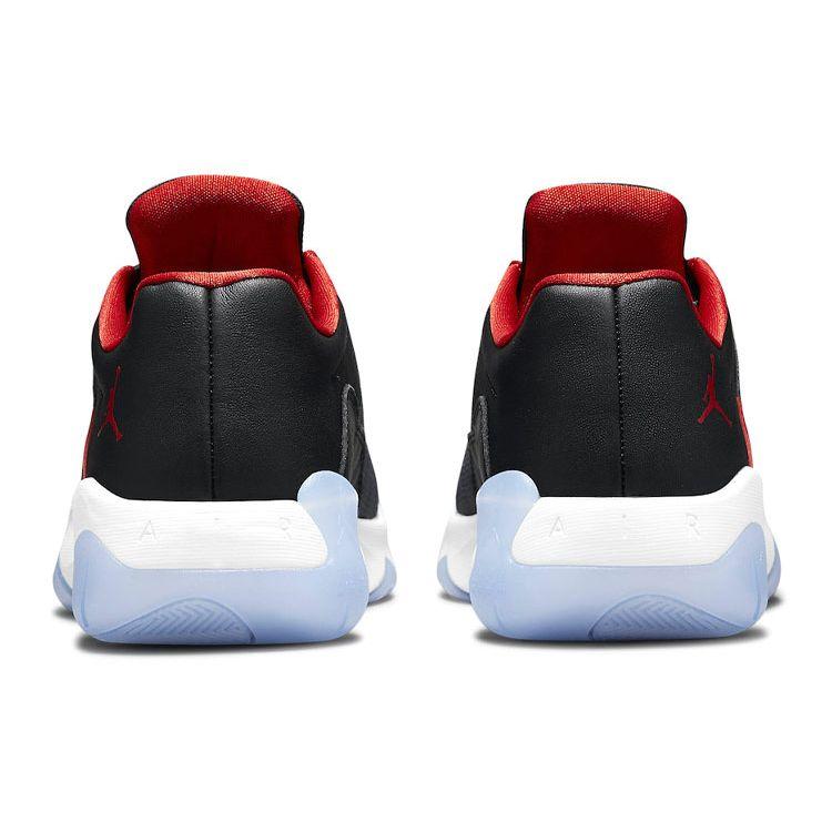 Мужские кроссовки Air Jordan 11 CMFT Low Bred черно-белые университетски-красные CW0784-006