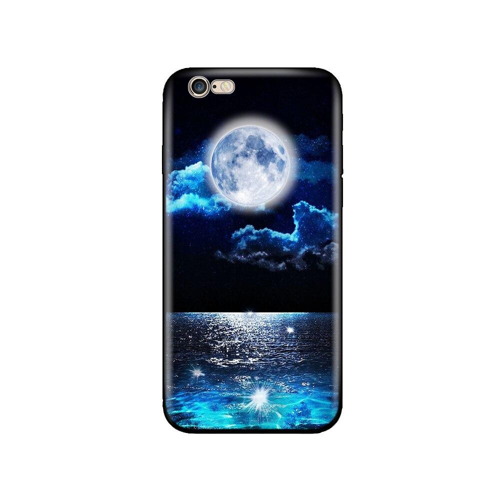 Для iphone 5S 5 s se 2016 4,0 "чехол силиконовый мягкий чехол для телефона на Apple iPhone 6s 6 s plus Funda Coque Shell бампер черный чехол из ТПУ