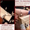 Набор блоков из цельной липы для резьбы по дереву, для DIY-проектов и ручной работы