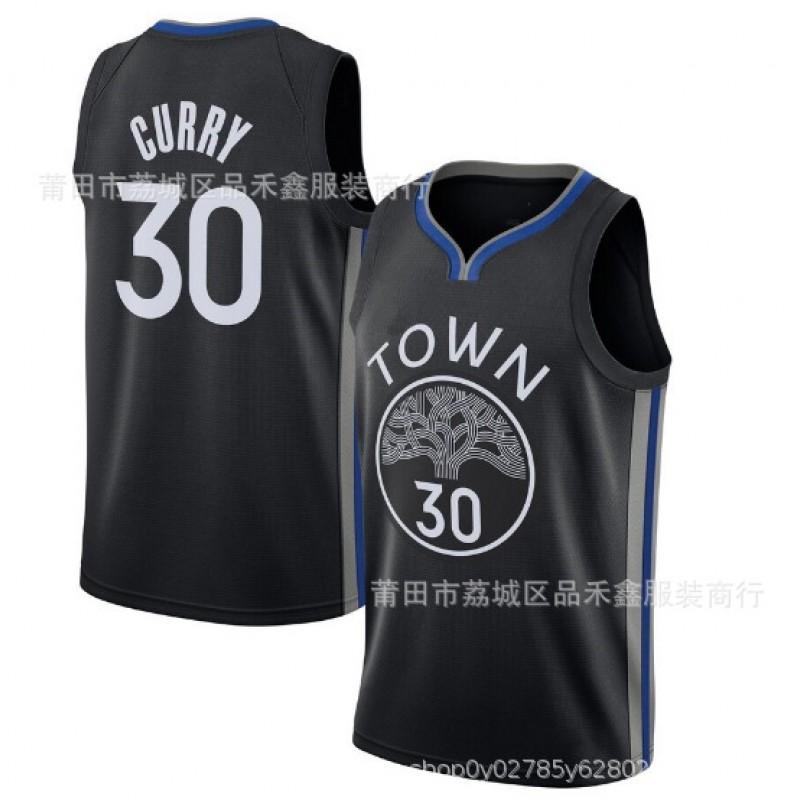 Golden State Warriors 30 Curry 11 Thompson Basketball Jersey Breathable Fan Sportswear