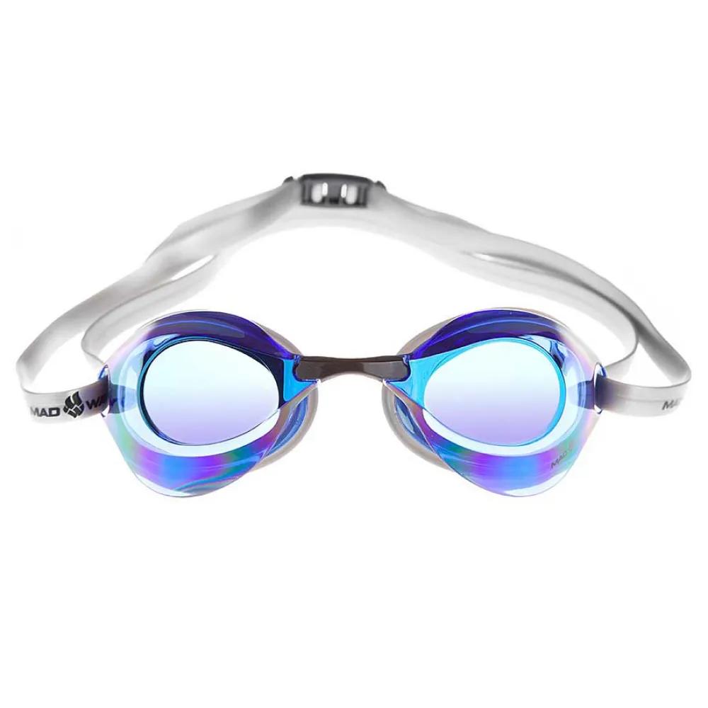 Madwave Пластиковые очки для плавания с зеркальным покрытием Turbo Racer II Rainbow