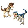 Jurassic Park Toys Dinosaur Fossil Velociraptor Tyrannosaurus Skeleton Model Building Blocks Bricks Kits Birthday Gift for Kids Childrens
