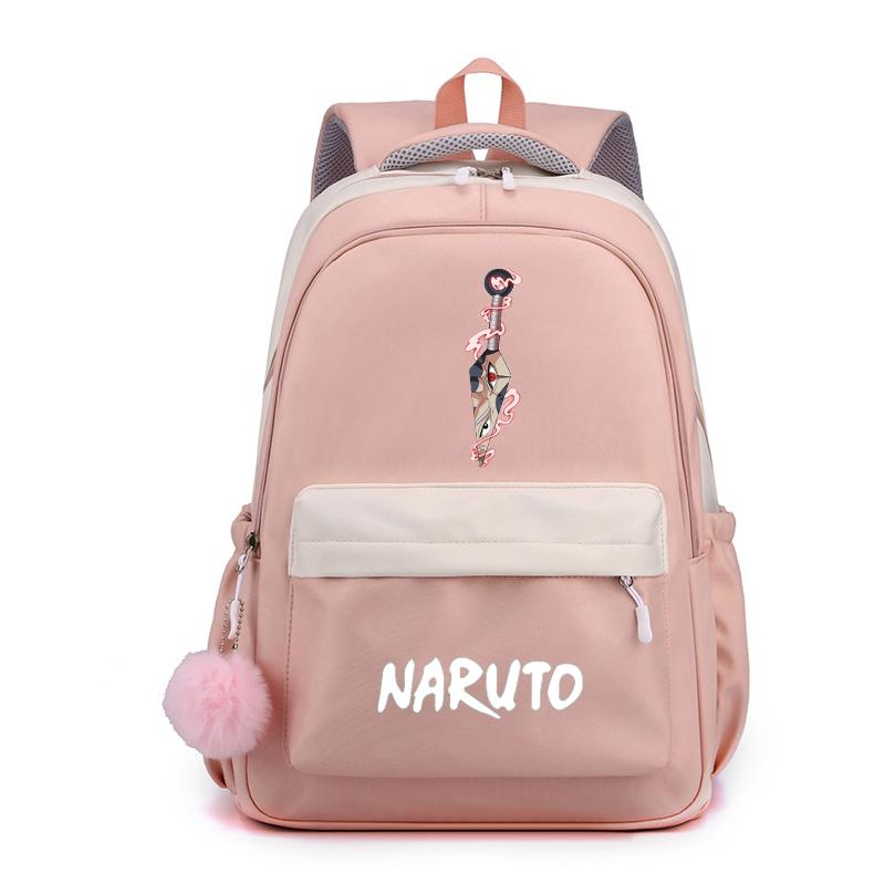 Аниме Наруто, нейлоновый милый мягкий рюкзак, школьная сумка для девочек-подростков, повседневная сумка для книг, мужская и женская дорожная сумка для отдыха
