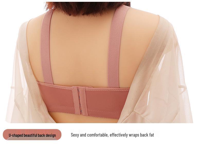 Кружевной бюстгальтер-бандо большого размера 2024 с боковой поддержкой – Минимизирует большую грудь для мам