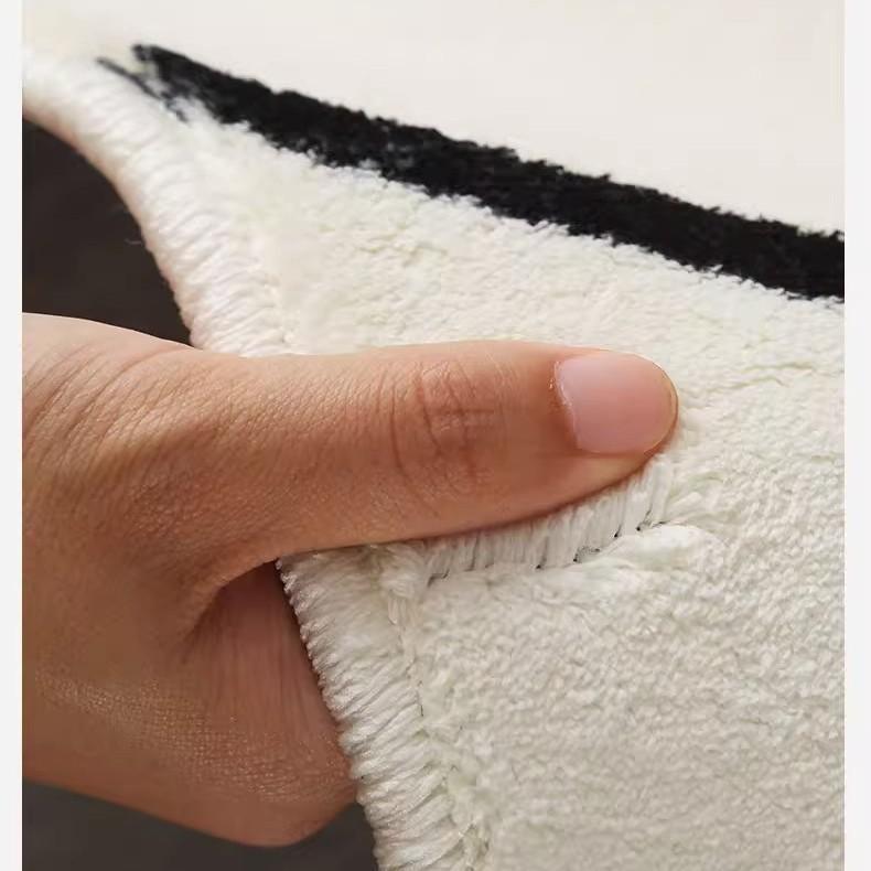 New Cartoon Cute Animal Imitation Cashmere Floor Mat Bathroom Absorbent Floor Mat Bedroom Thickened Carpet
