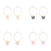Unique Butterfly Earrings For Women Elegant Alloy Material With Electroplating