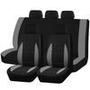 Universal Car Seat Cover Kit 9 PCS Full Seat Covers for Auto Car Seat Protect Luxury Breathable Mesh Seat Cover
