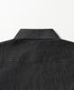 EXCONTAINER Low Fade Half Denim Shirt (Washed Black)