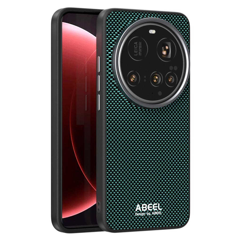 ABEEL For Xiaomi 15 Ultra Magnetic Case Printed PC TPU Aluminum Alloy Leather Phone Cover