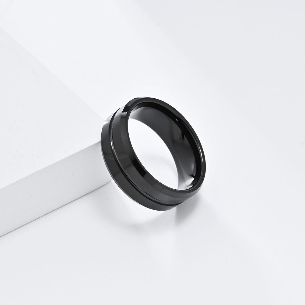 8 мм простое зеркальное вольфрамовое кольцо для мужчин и женщин индивидуальное хип-хоп ювелирное изделие не выцветает унисекс пара обручальное кольцо на палец