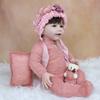 BZDOLL 55 см, мягкая силиконовая кукла реборн, игрушка для девочки, тканевое тело, реалистичное 22 дюйма, платье принцессы Лизы для малышей, Bebe, подарок на день рождения