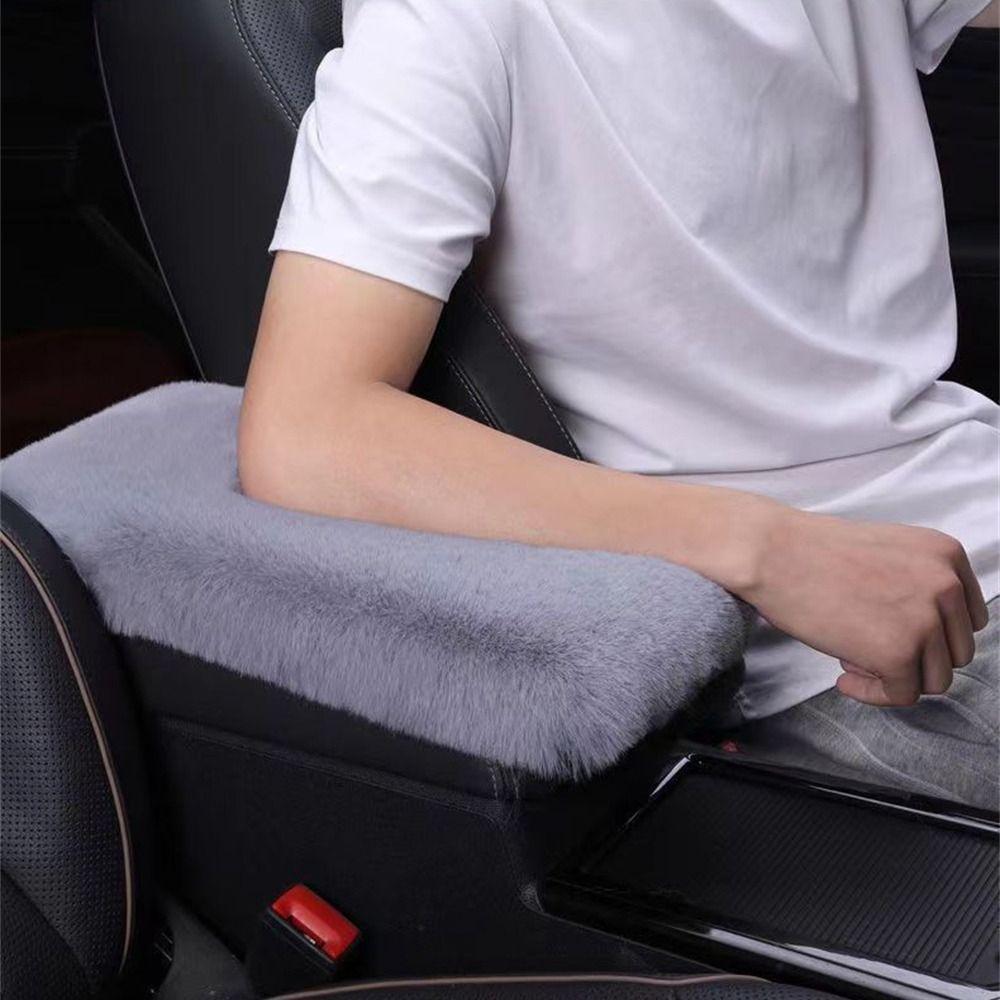 Tissue Storage Car Armrest Mat Plush Console Arm Rest Protection High Quality Car Armrest Box Pad