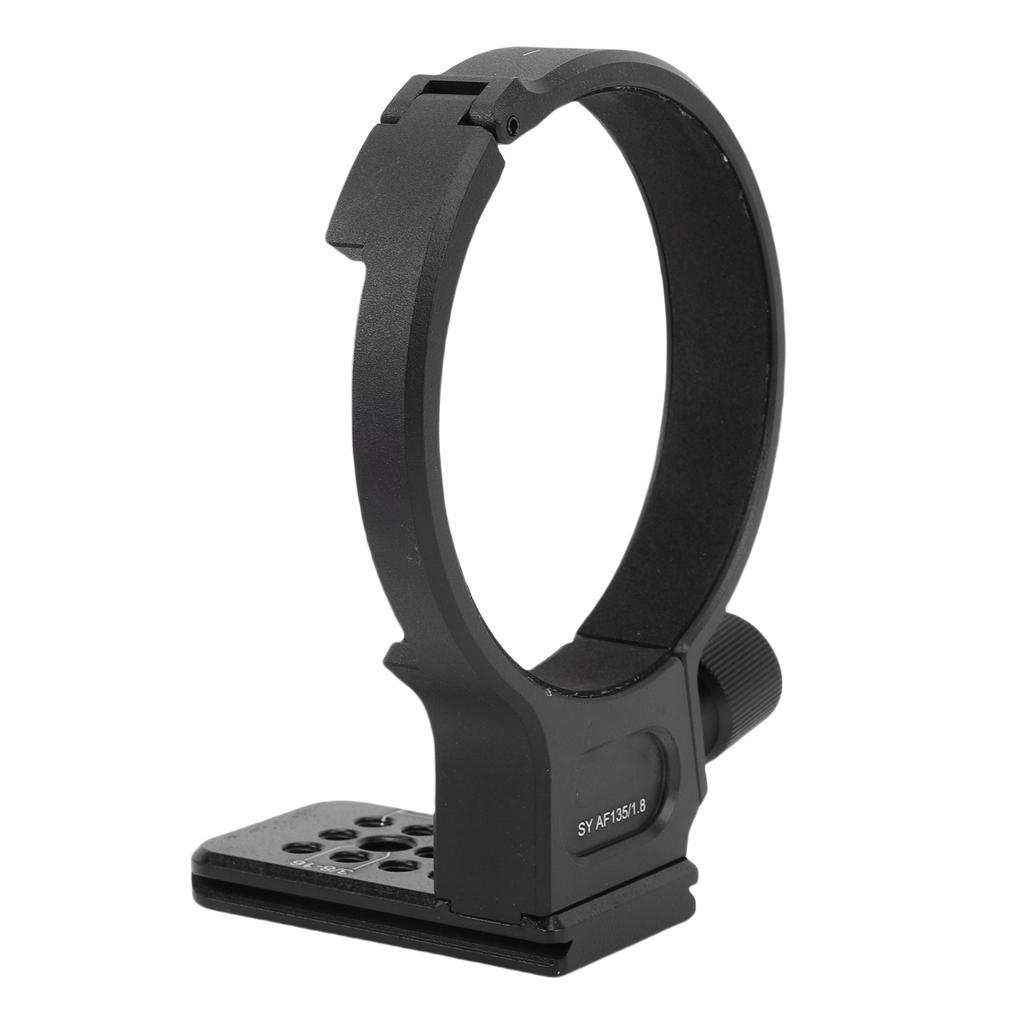 Metal Lens Collar Fit for Samyang AF135 F1.8 Tripod Mount Ring Camera Adapter with 1 4in 3 8in Screw Hole