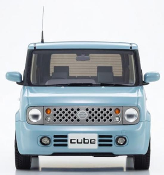 Samurai Nissan Cube Air Blue Finished Product 1/18