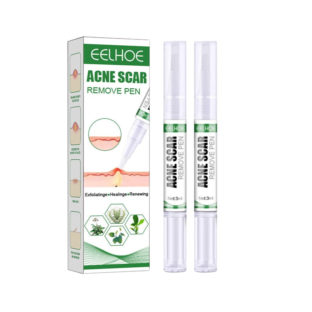 EELHOE Herbal Acne Removal Pen Oil Control Anti-Acne Gel Treatment Acne Mark Skin Care Whitening Eliminate Pimples Facial Cream