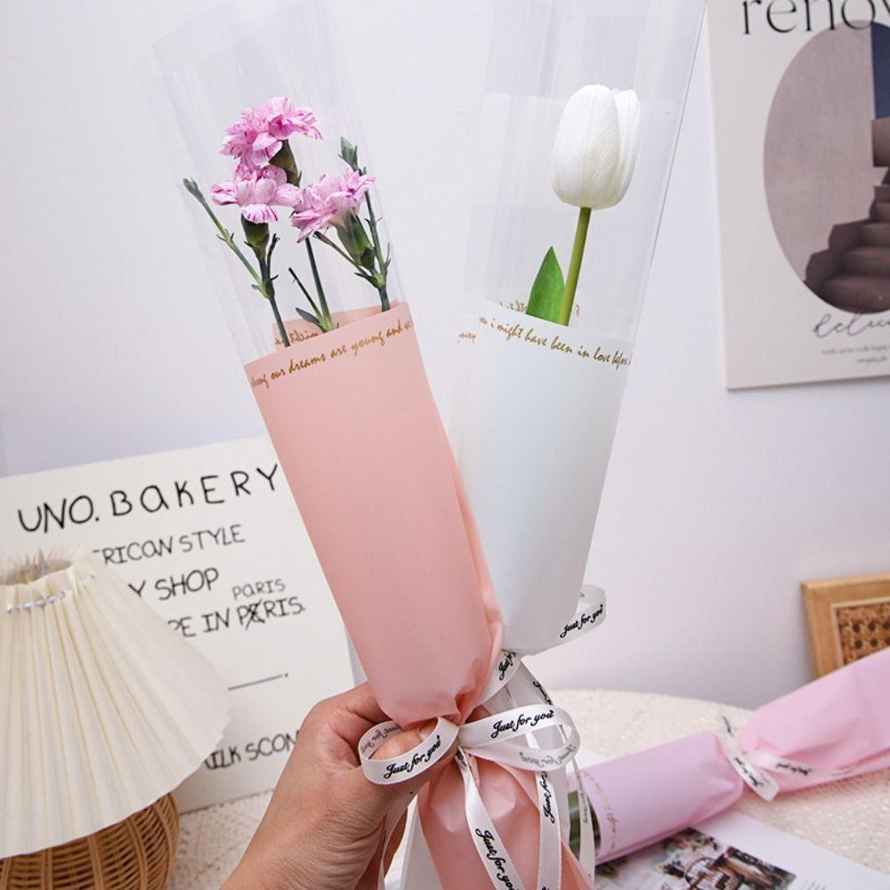 20 шт. целлофановый упаковочный пакет для цветов прозрачный упаковочный пакет для цветов свадьбы