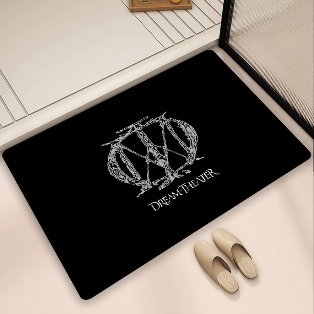 D-Dream Theater Heavy Rock Band Floor Mat INS Style Soft Bedroom Floor House Laundry Room Mat Anti-skid Household Carpets