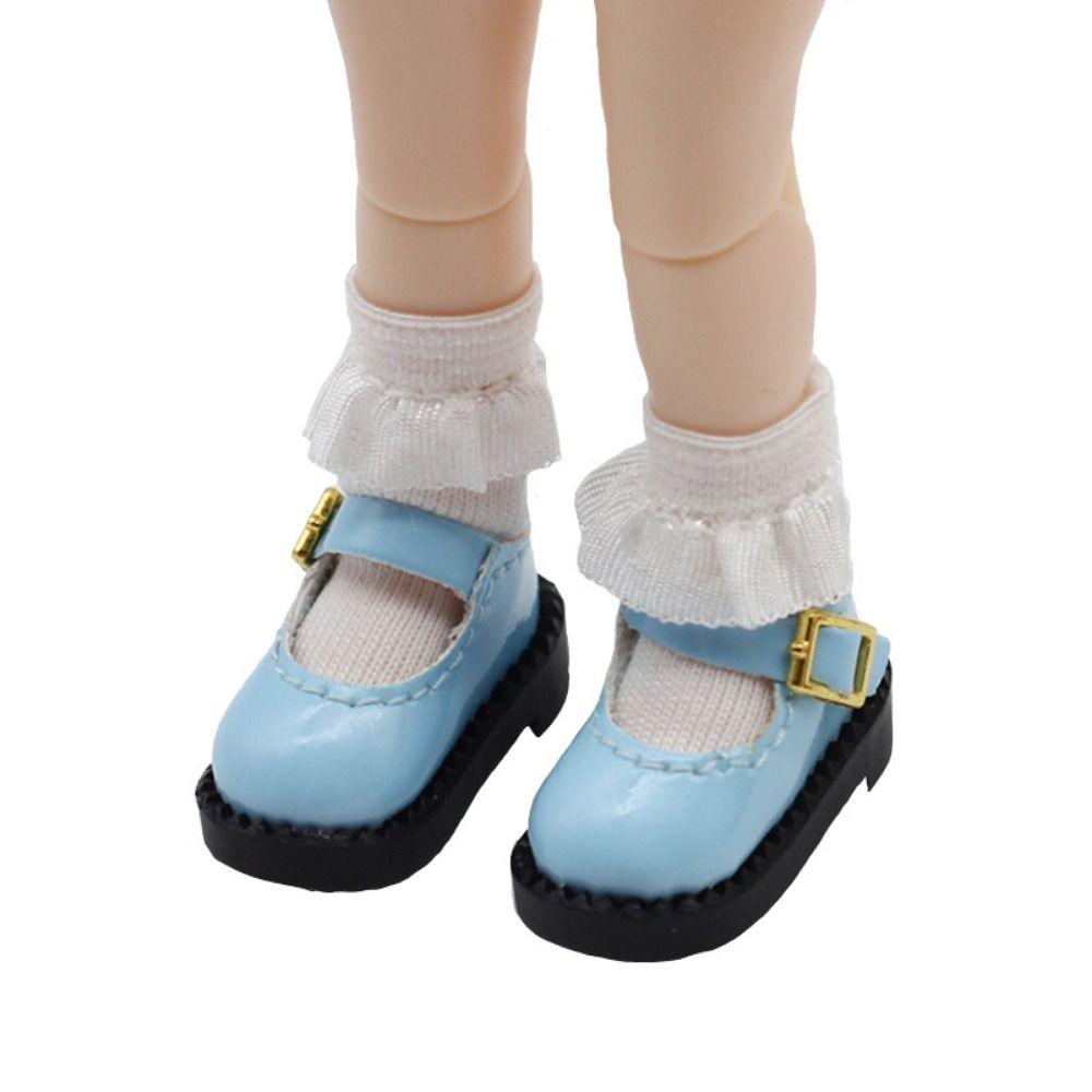 1 пара мини 12 BJD кукольная обувь из искусственной кожи PU OB11 обувь принцессы ob11 кукольные сандалии тело куклы