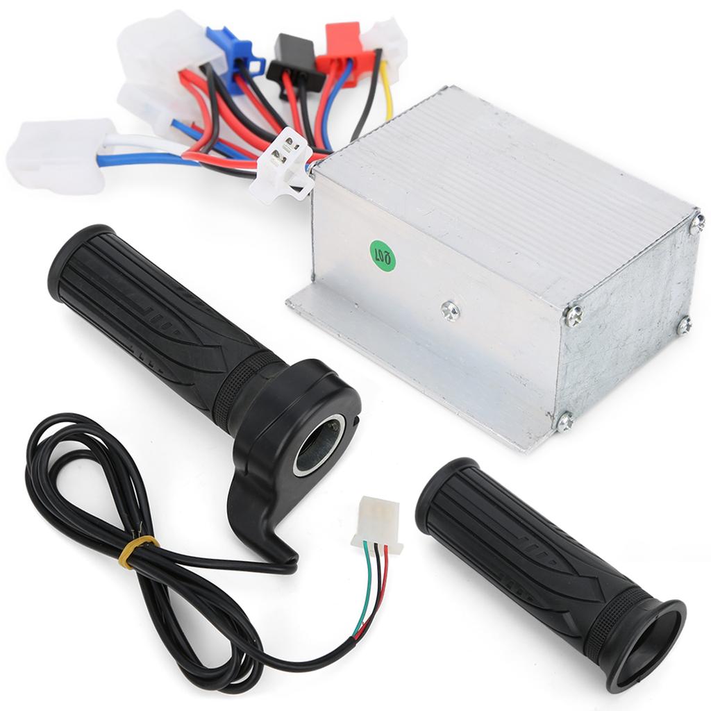 24 В 250 Вт Контроллер щетки Удлиненный кабель Большой палец Дроссельная ручка Руль электрического велосипеда