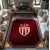 Футбольный ковер Monaco FC с футбольным узором, мягкий ковер для пола, нескользящий ковер для помещений, спортивный декоративный коврик для спальни