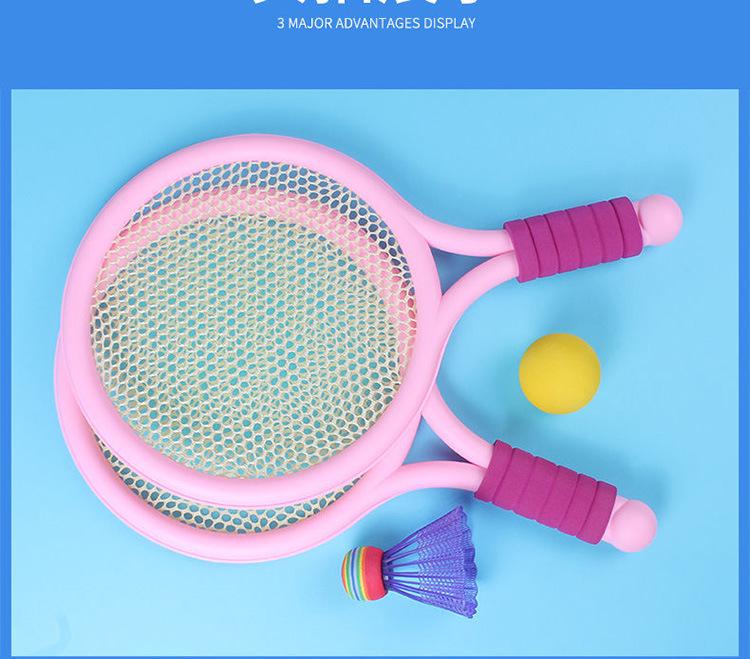 Kids' Badminton Racket Set: Parent-Child Indoor Sports Game for Ages 3-6