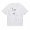 Women's Plus Size Classic T-Shirt Positive Life Motto with Minimalist Sketch Tee