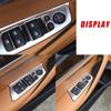 4pcs Car Auto Window Switch Lift Panel Button Frame Cover Trim Decoration for BMW 5 Series G30